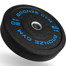 Диск бамперный BRONZE GYM 20 кг