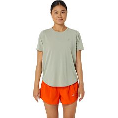 Футболка женская ASICS ROAD SS TOP (Mantle Green Heather)