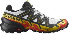 Кроссовки  мужские Salomon SPEEDCROSS 6 (White/Black/Empire Yellow)